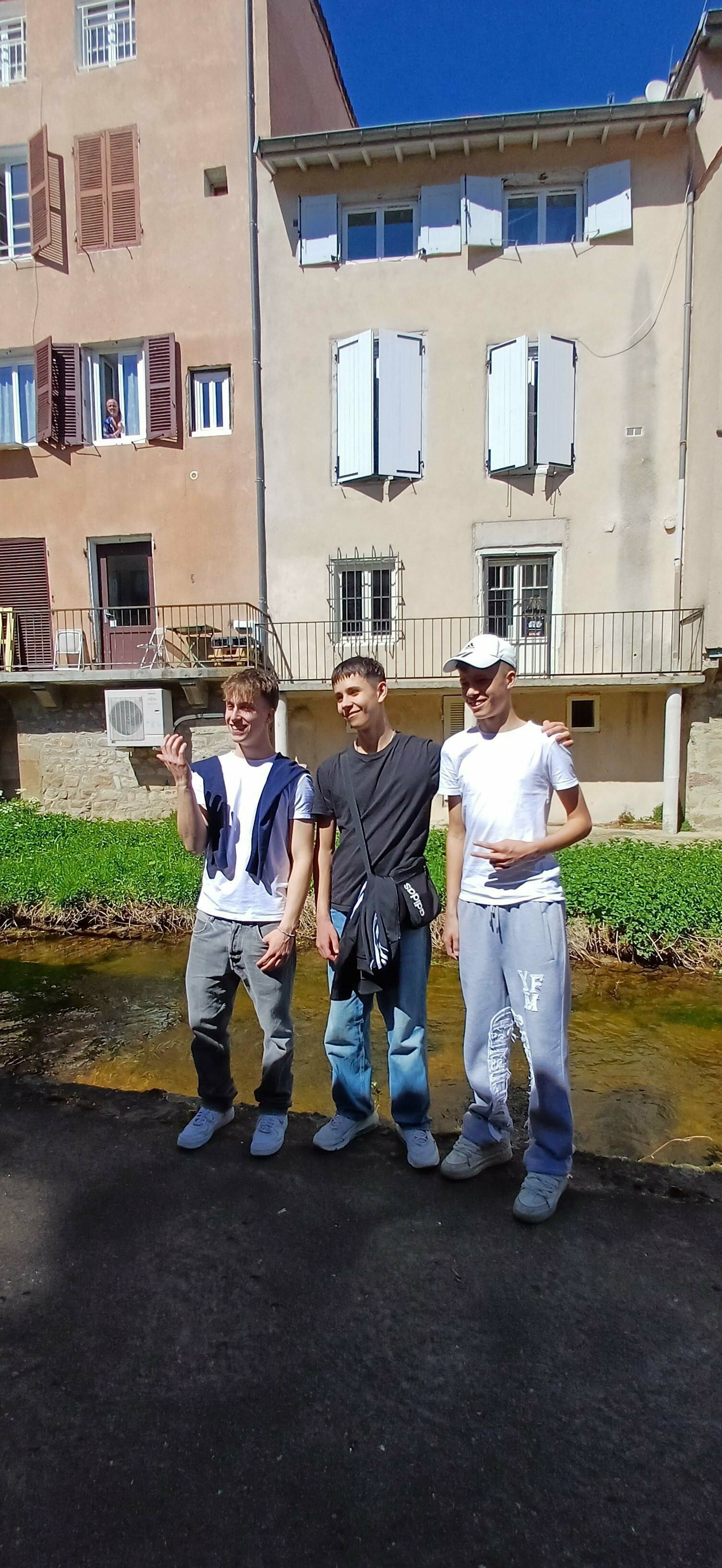 Schülerinnen und Schüler in Montbrison