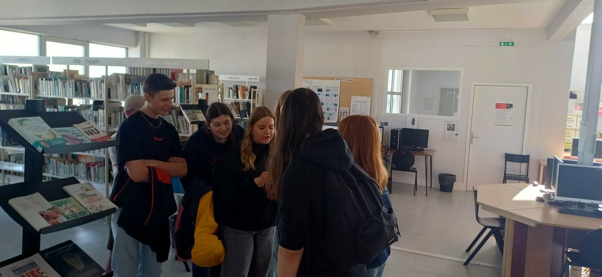 Schülerinnen und Schüler in Montbrison