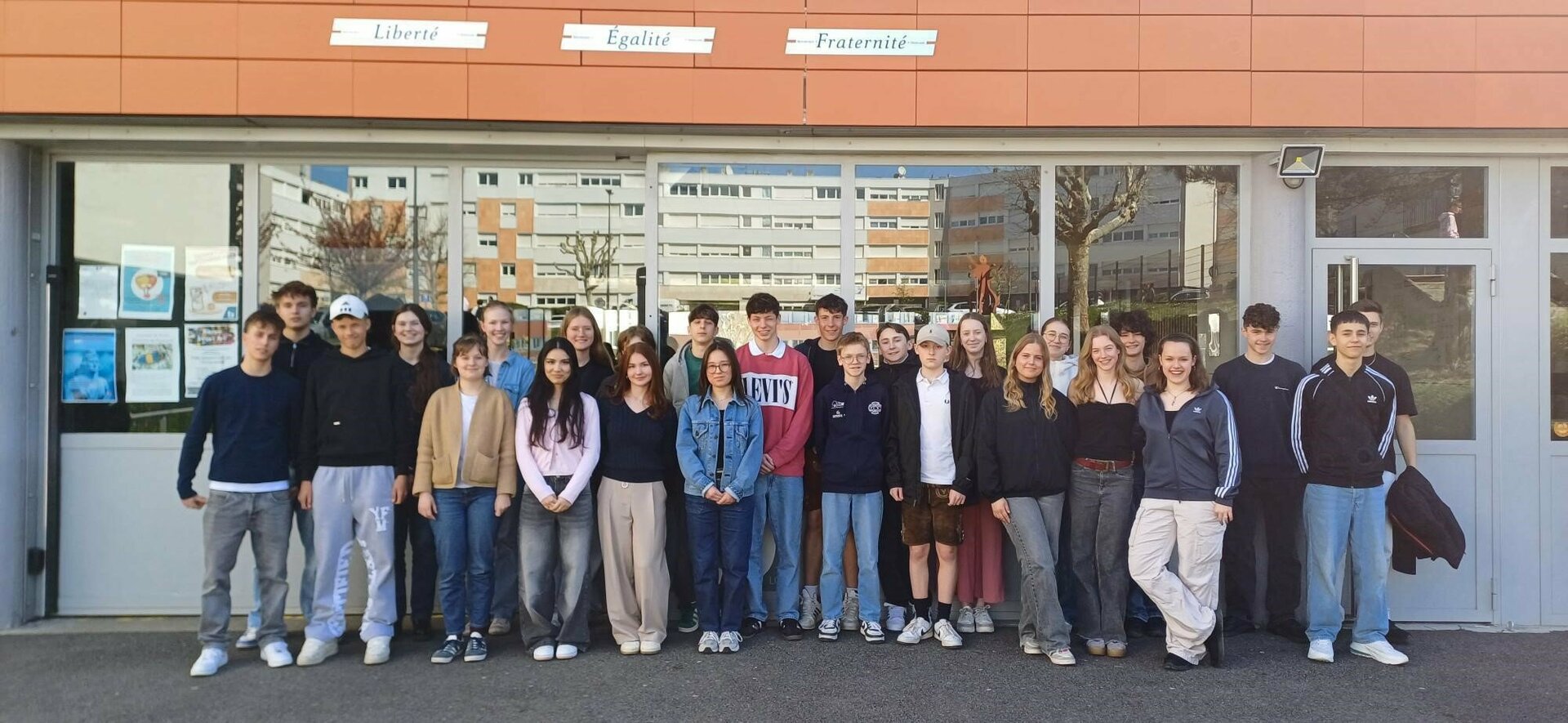 Schülerinnen und Schüler in Montbrison