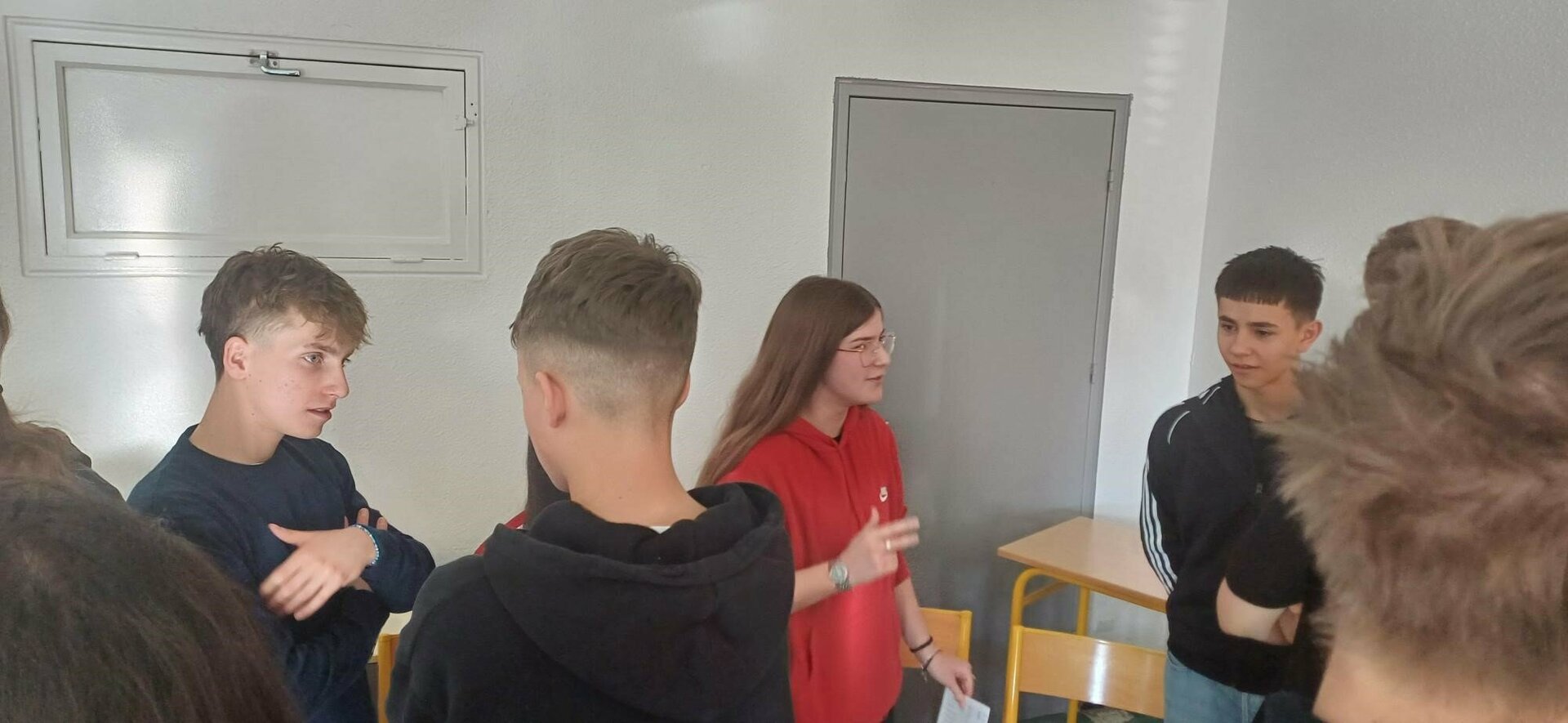 Schülerinnen und Schüler in Montbrison