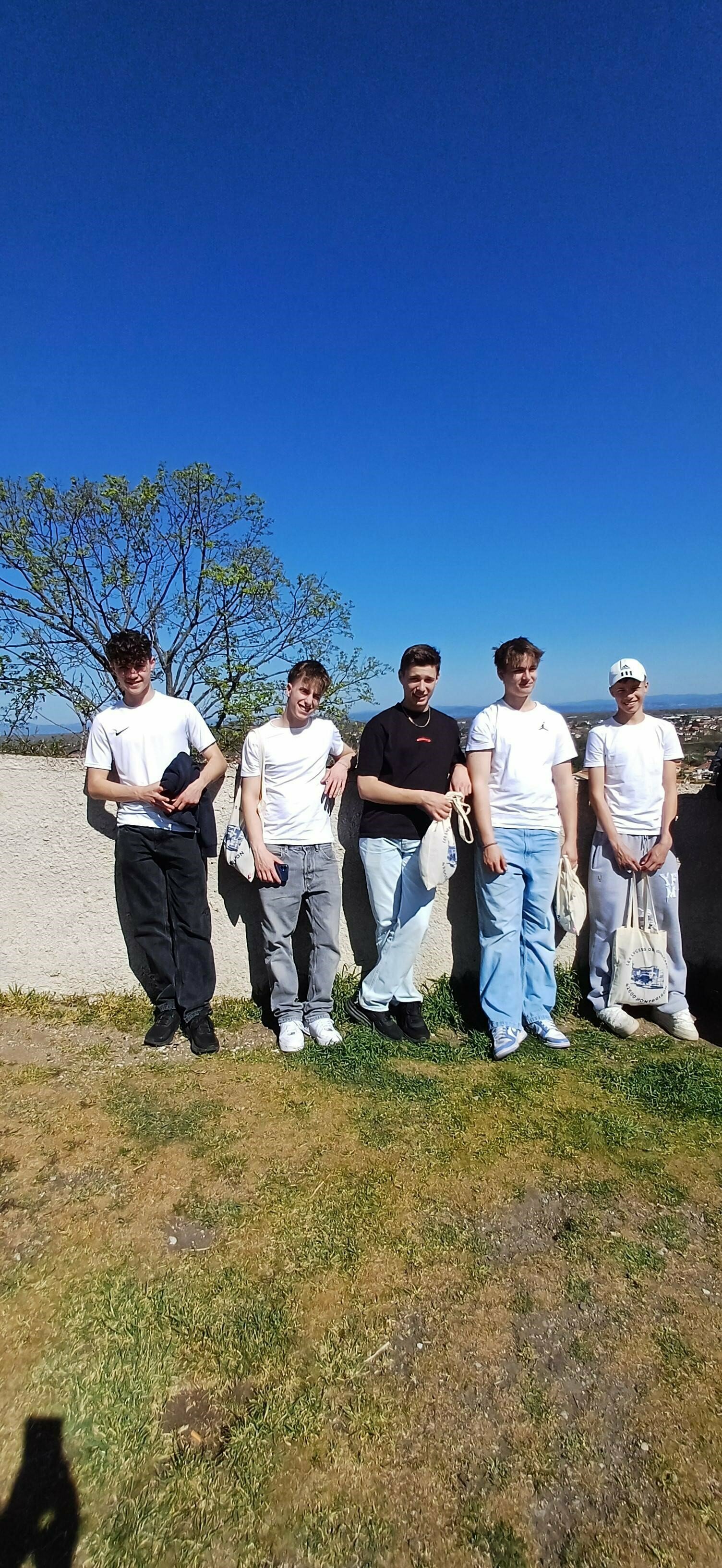 Schülerinnen und Schüler in Montbrison